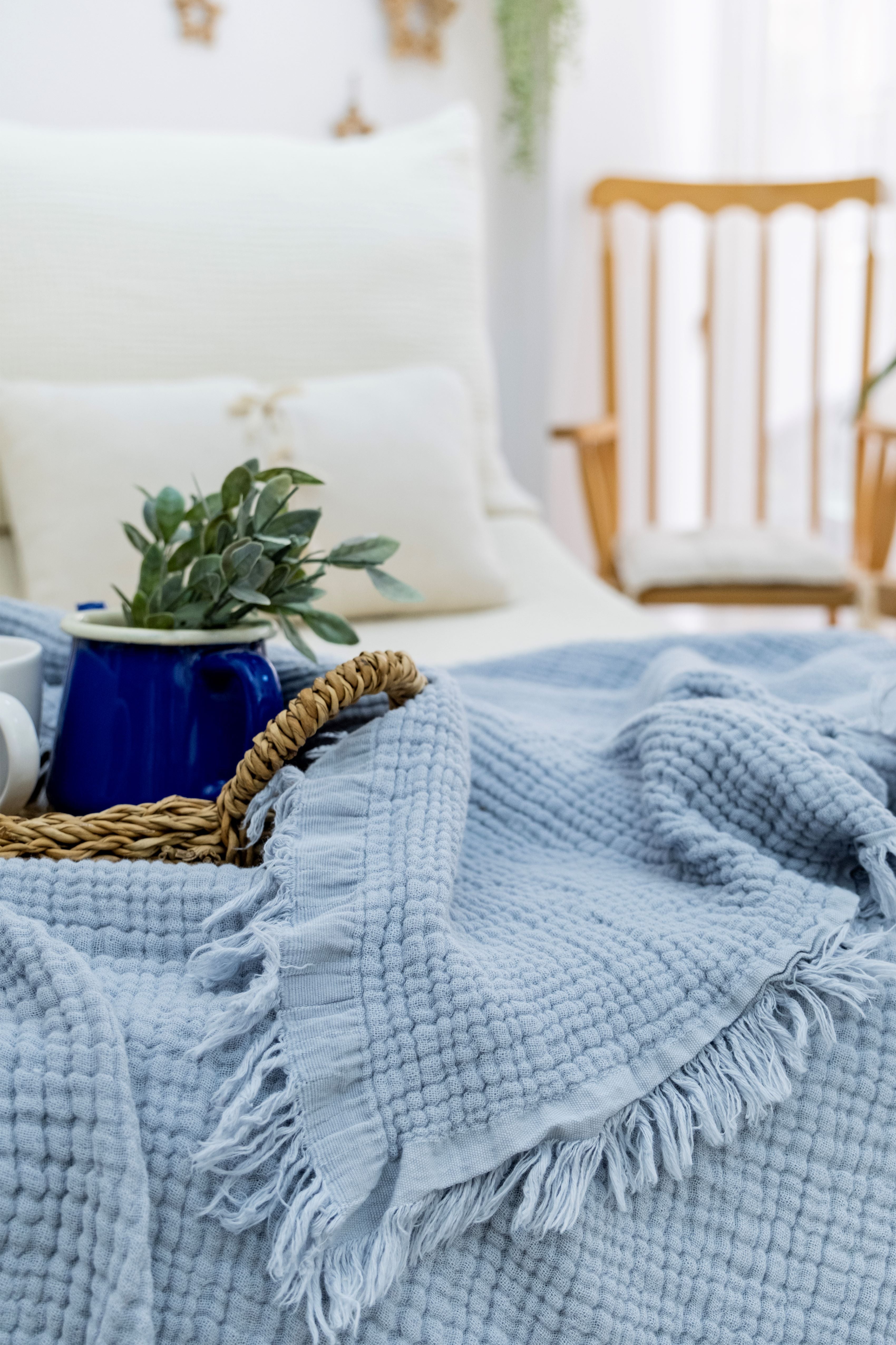 Pure Bliss Muslin Bedspread