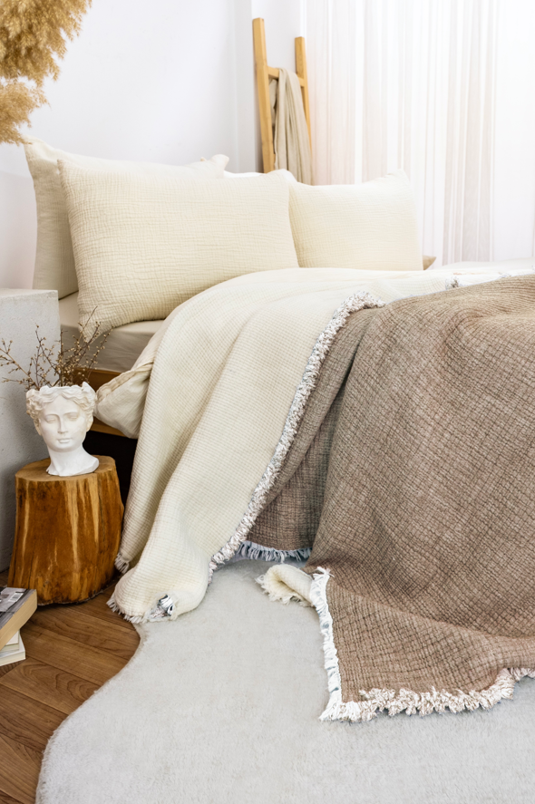 Hazea Muslin Blanket - Beige