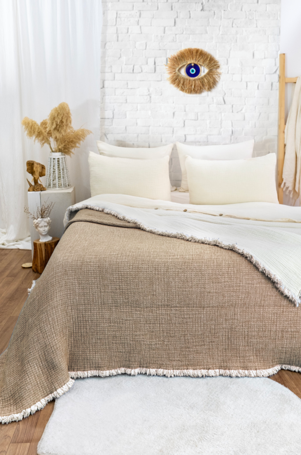 Hazea Muslin Blanket - Beige