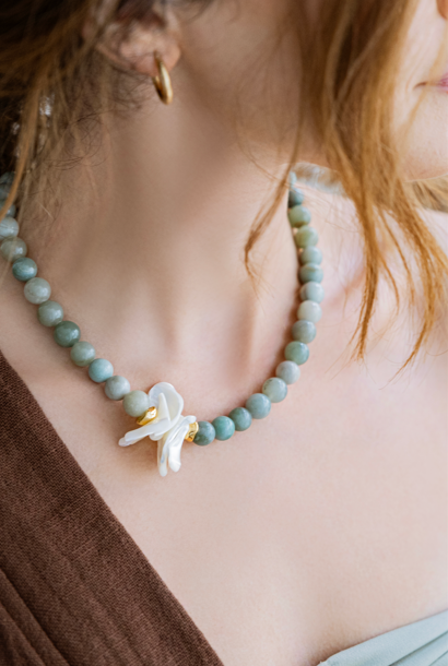 Seafoam Bloom Necklace