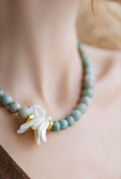 Seafoam Bloom Necklace