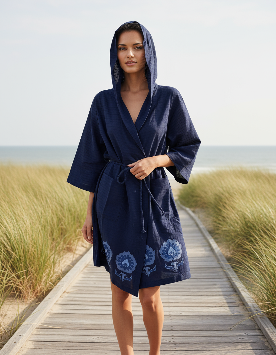 Aegean Bloom Kimono